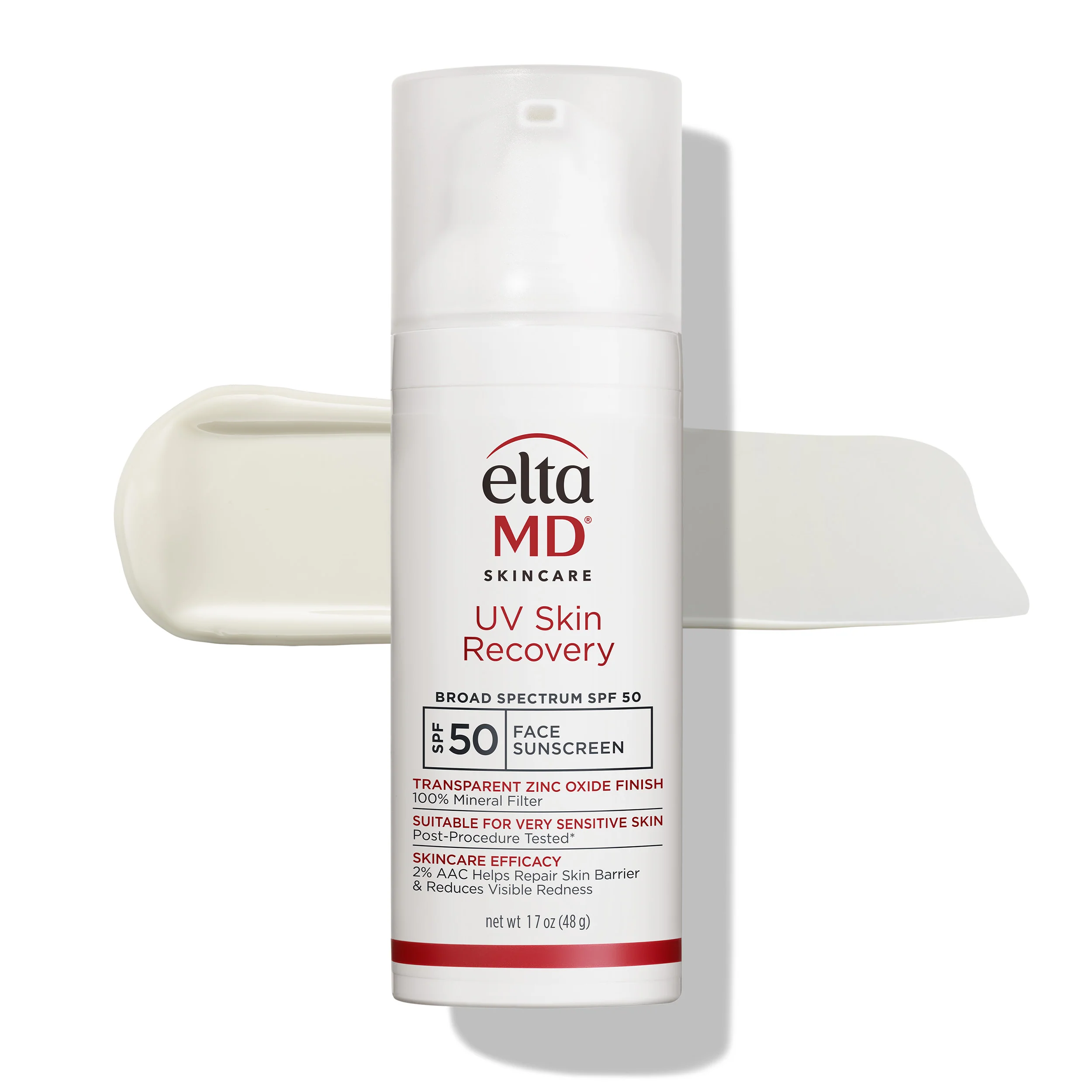 UV Skin Recovery Broad Spectrum SPF 50 Face Sunscreen
