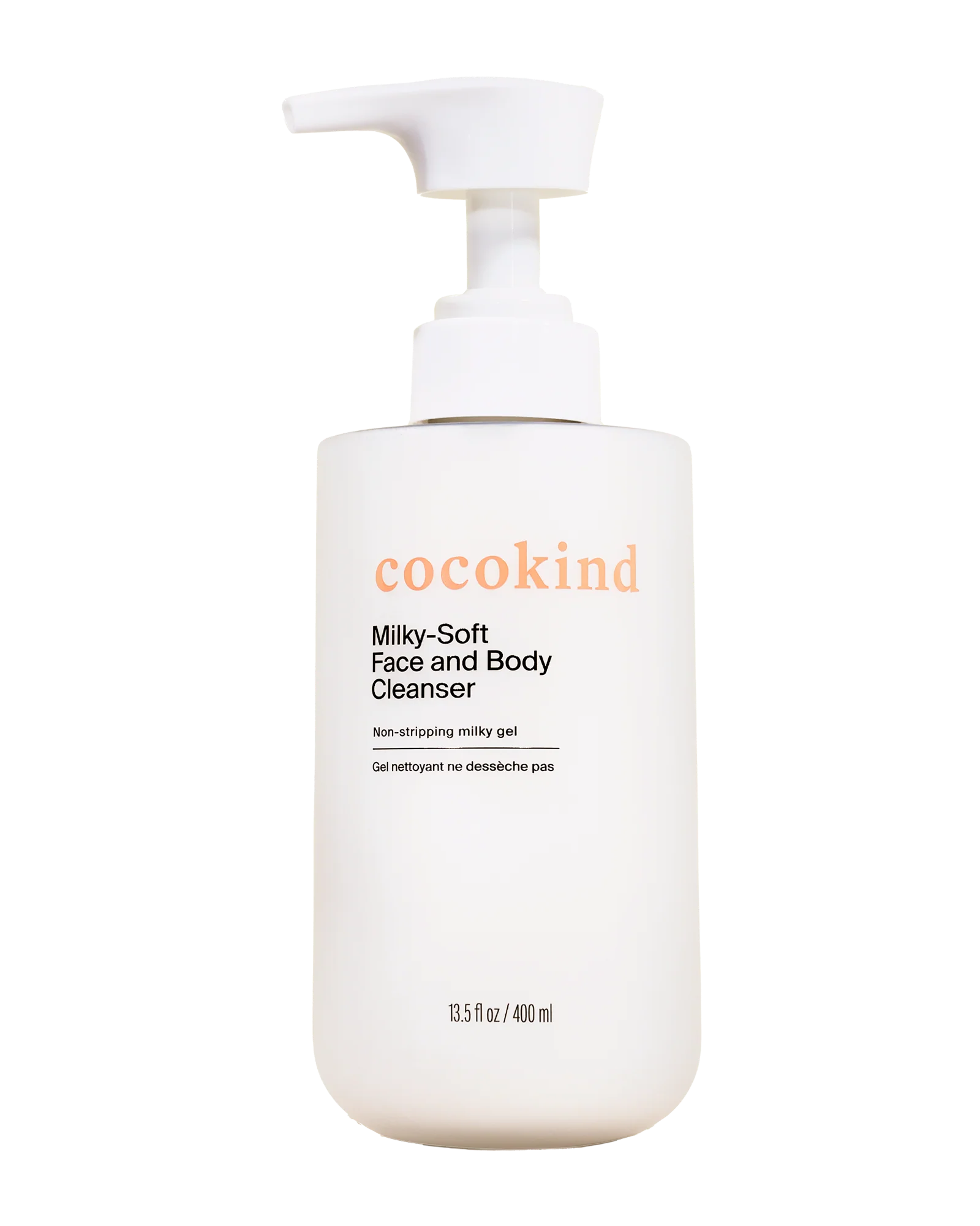 milky-soft face and body cleanser