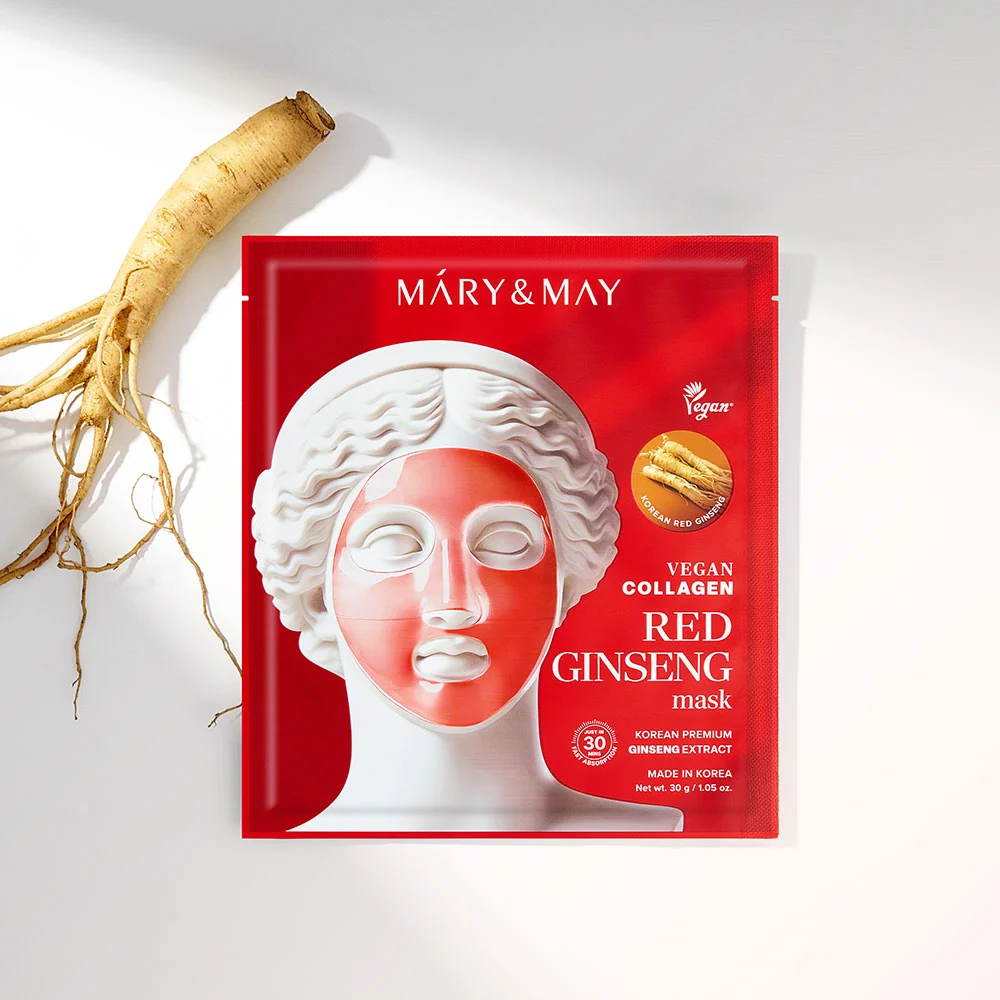 Mary&May Vegan Collagen Red Ginseng Mask