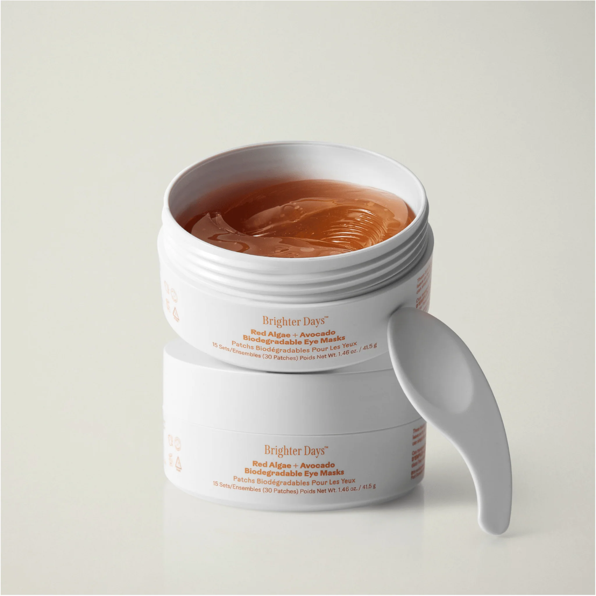 Brighter Days™ Red Algae + Avocado Biodegradable Eye Masks